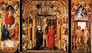 WEYDEN, Rogier van der Triptych of the Redemption oil on canvas
